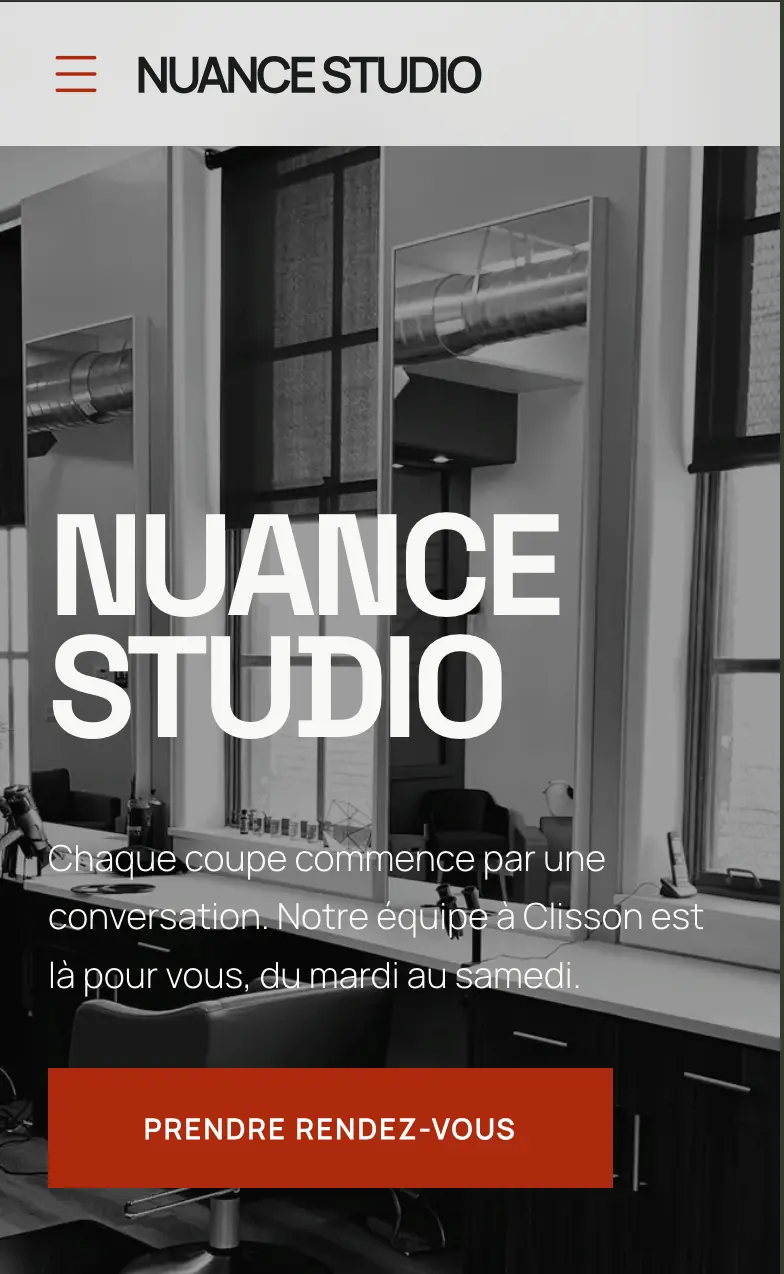 Aperçu du projet Nuance Studio